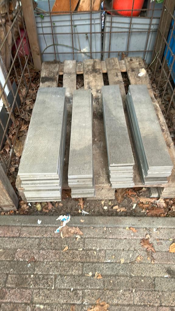 Vloertegels grijs, Ophalen, 40 tot 60 cm, Keramiek, Nieuw