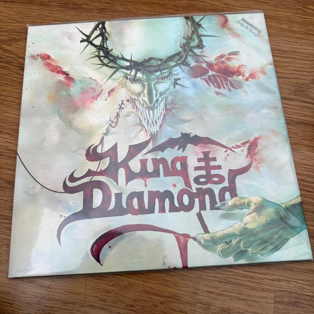 King Diamond LP House of God red & beige vinyl M/M, Verzenden, 2000 - 2009, Zo goed als nieuw, 12 inch