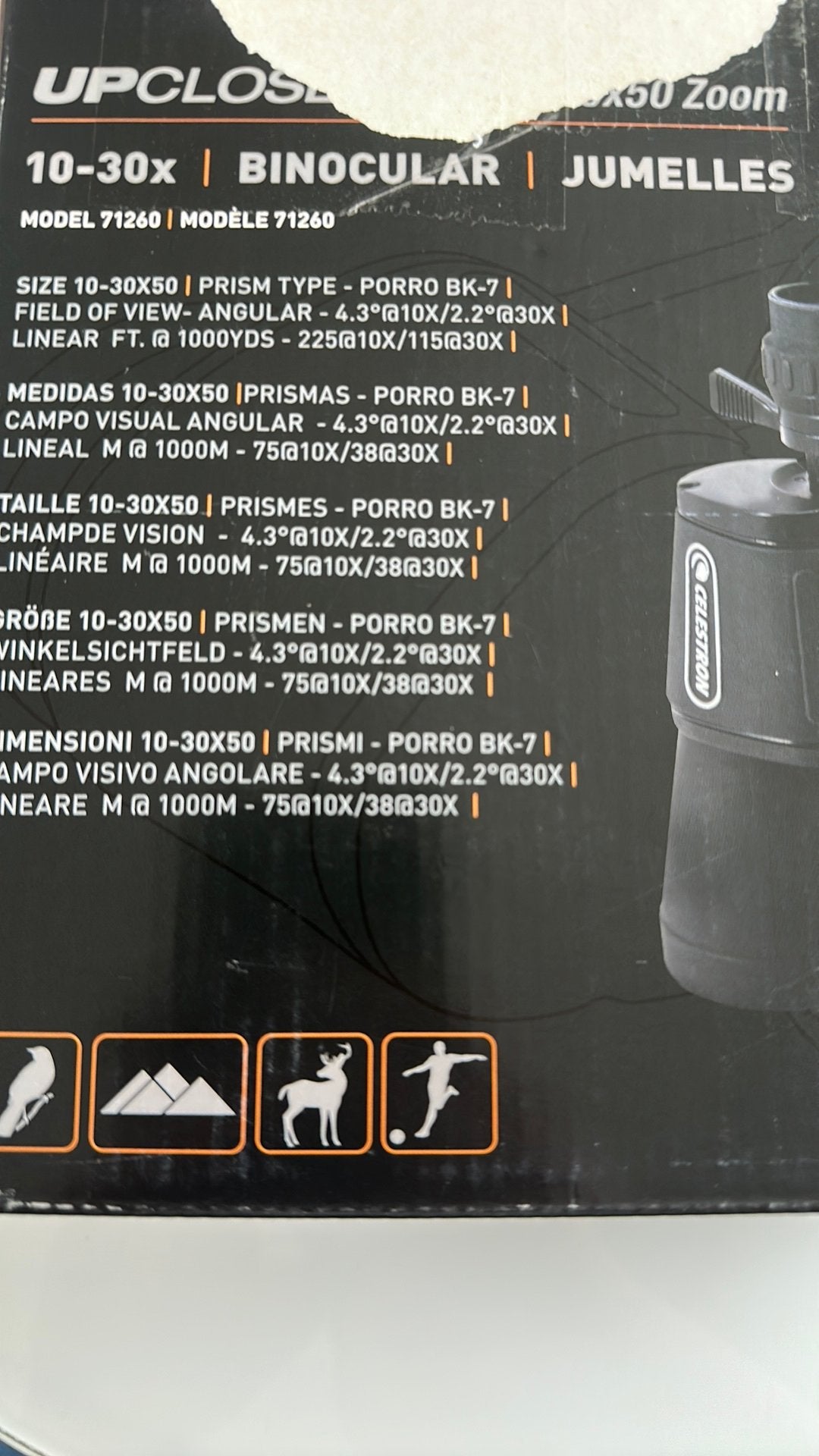 Nieuw Celestron UpClose G2 10-30x50 Zoom Verrekijker, ., Zo goed als nieuw, ., 20x of meer
