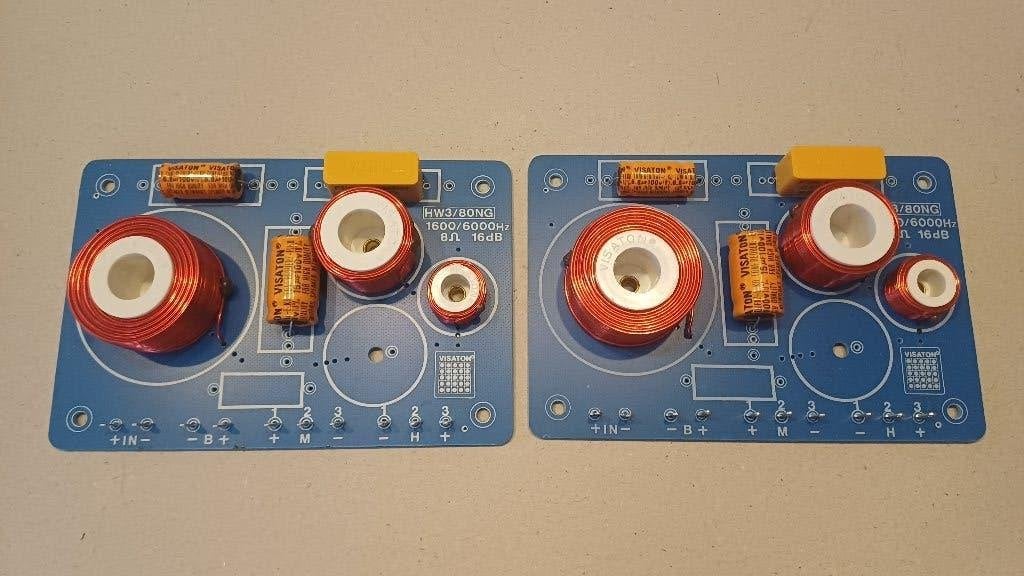 Visaton 100% nieuwe 3weg filter 1600/6000hz - 8ohm - 16db/oc, Audio, Tv en Foto, Overige merken, Nieuw, Ophalen of Verzenden, 120 watt of meer