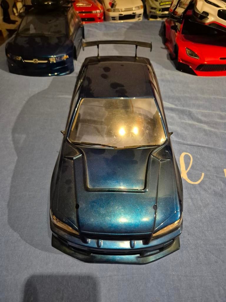 Body nissan ER34 met leds, Hobby en Vrije tijd, Modelbouw | Radiografisch | Auto's, Ophalen of Verzenden, Auto onroad