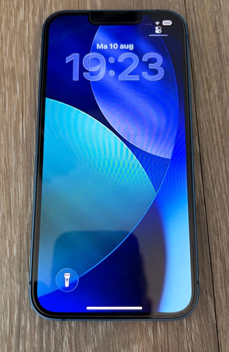 Apple iPhone 13 128GB Blauw - Zo goed als nieuw, Ophalen, 128 GB, Blauw, IPhone 13