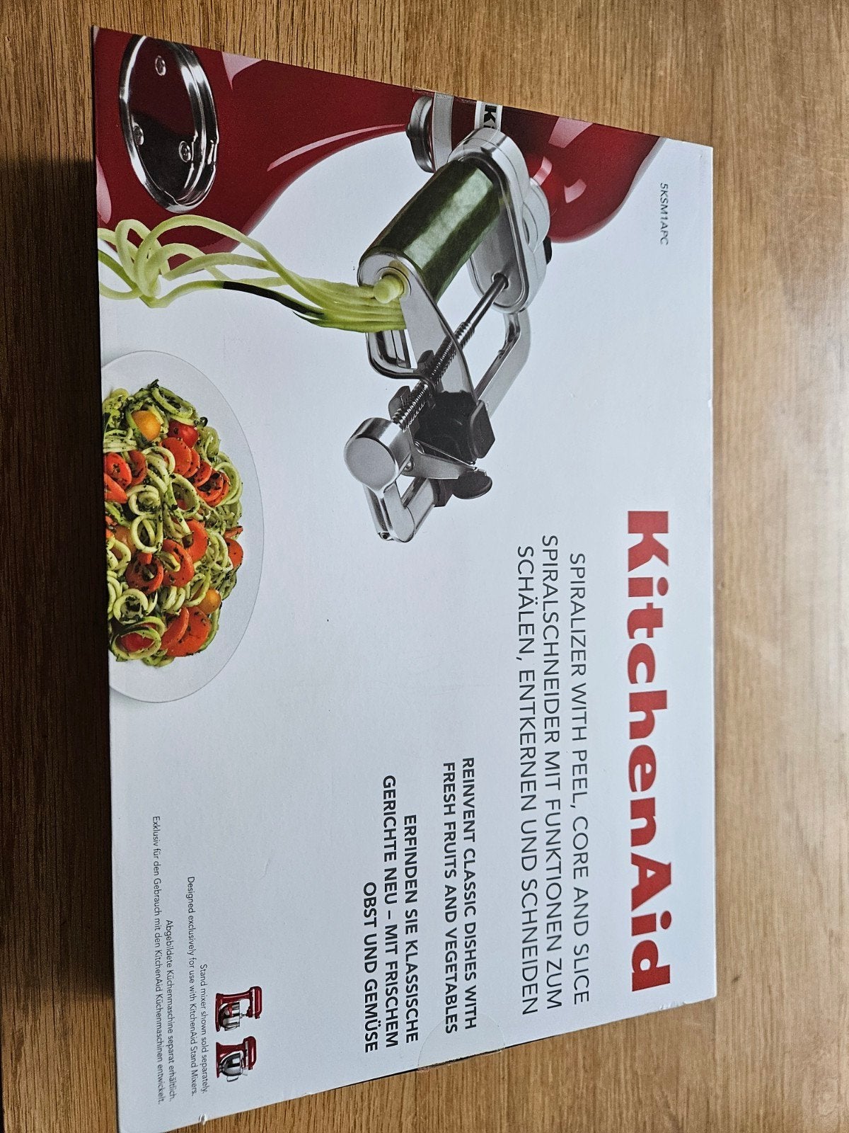 Kitchen aid spiraalsnijder set SKSM1APC, Ophalen of Verzenden, Zo goed als nieuw