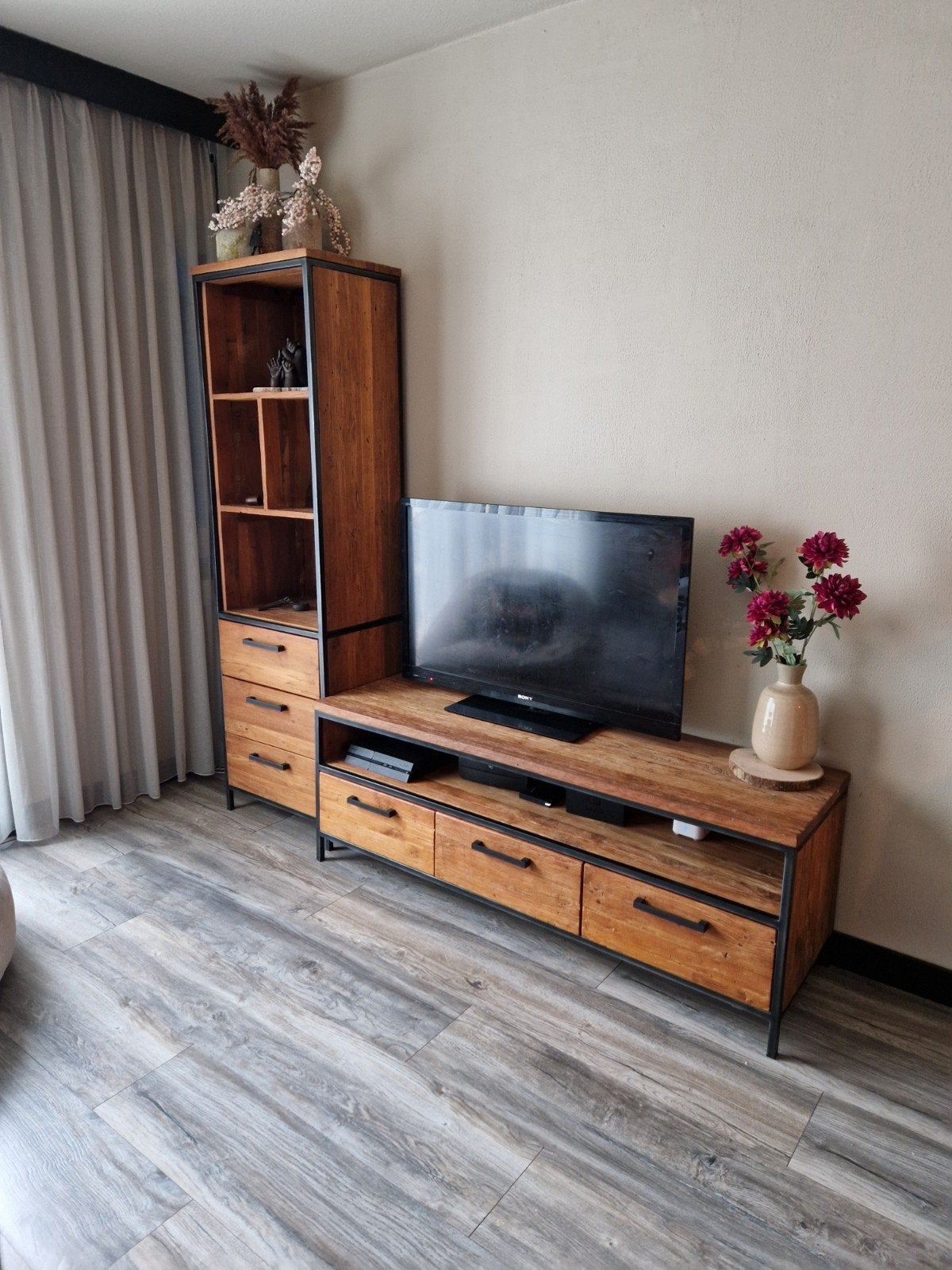 Meubels set tv kast & boekenkast  kan per direct opgehaald!, Ophalen, Zo goed als nieuw, 25 tot 50 cm, Minder dan 100 cm