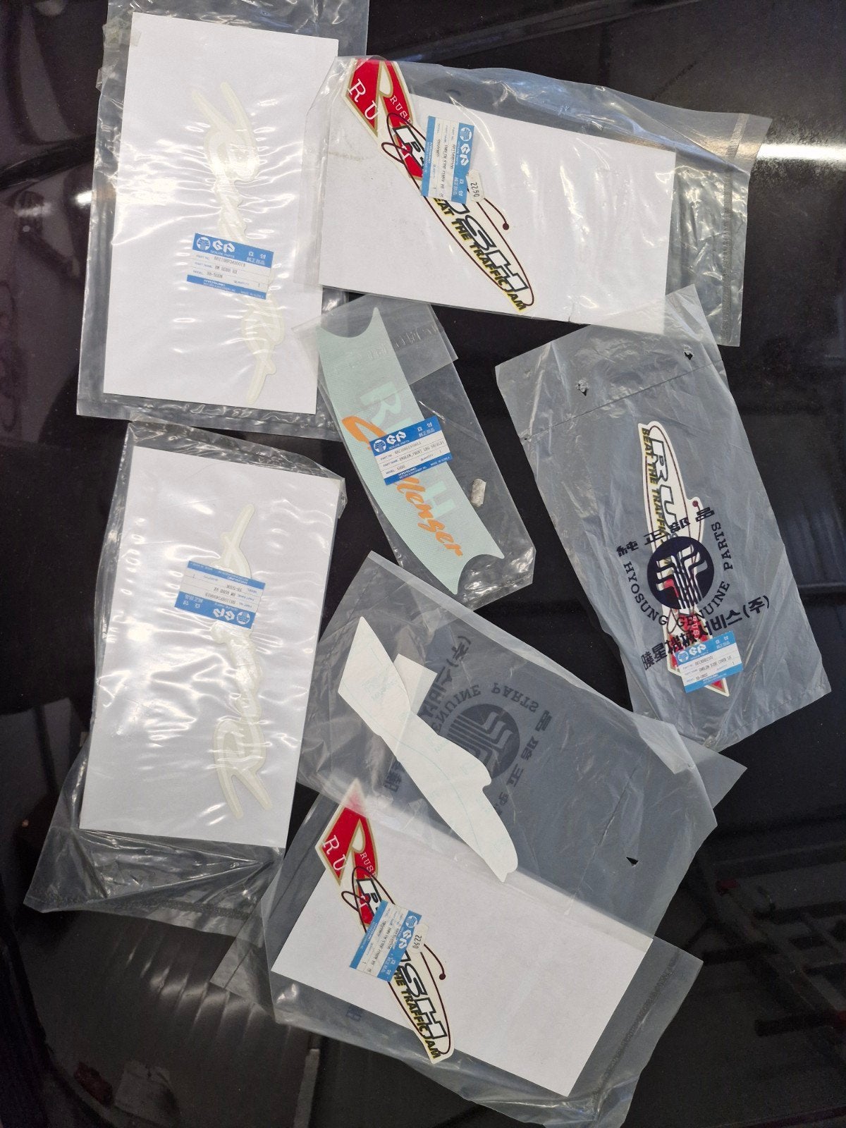NOS Hyosung Rush (SB-50M) Sticker Set / Decal - Nieuw!, Ophalen of Verzenden, Nieuw, Overige typen, Overige merken