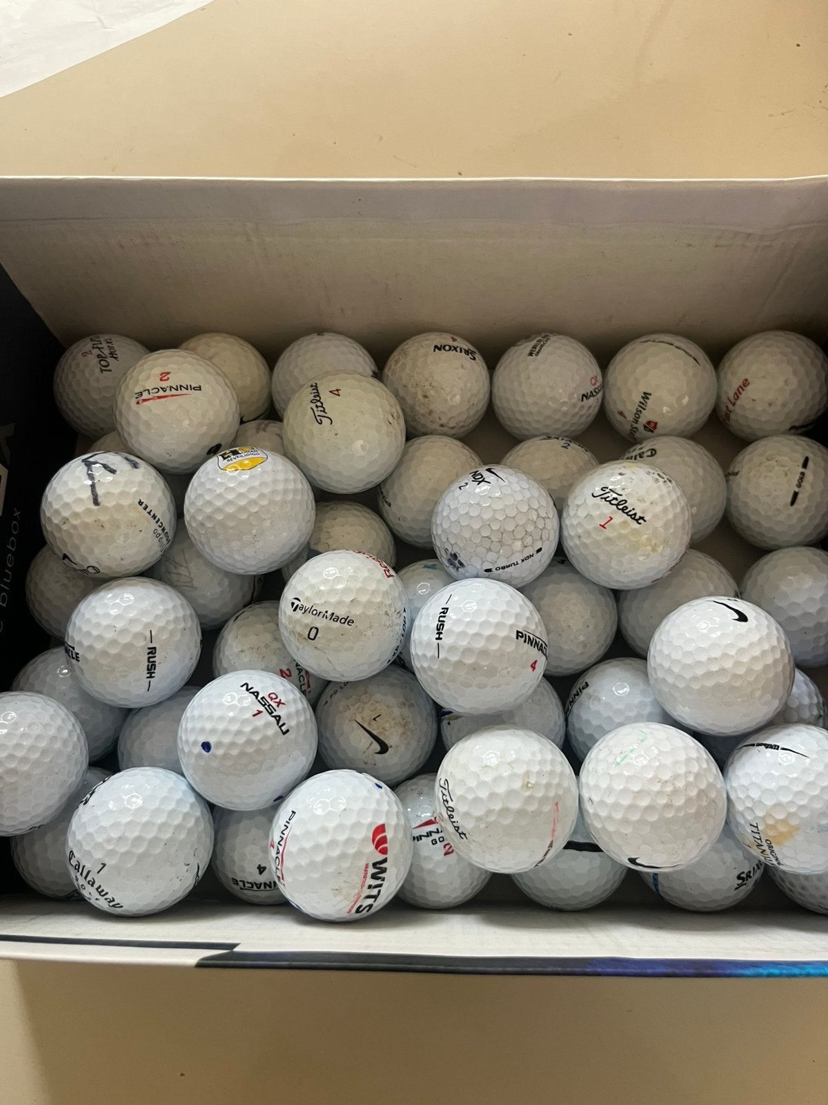 Golfballen gebruikt, Sport en Fitness, Golf, Ophalen of Verzenden, Gebruikt, Bal(len)