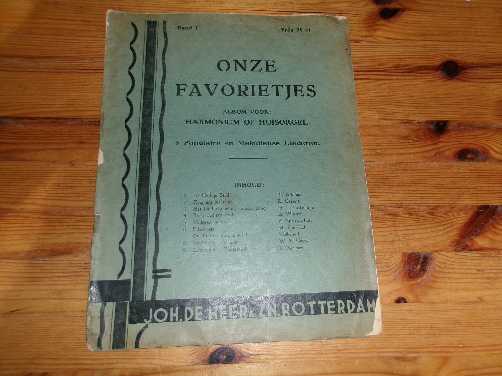 Onze favorietjes Band 1, Muziek en Instrumenten, Bladmuziek, Piano, Gebruikt, Ophalen of Verzenden, Artiest of Componist