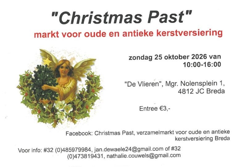 Oude antieke vintage kerst kerstversiering kerstbal, Diversen, Kerst, Ophalen of Verzenden, Zo goed als nieuw