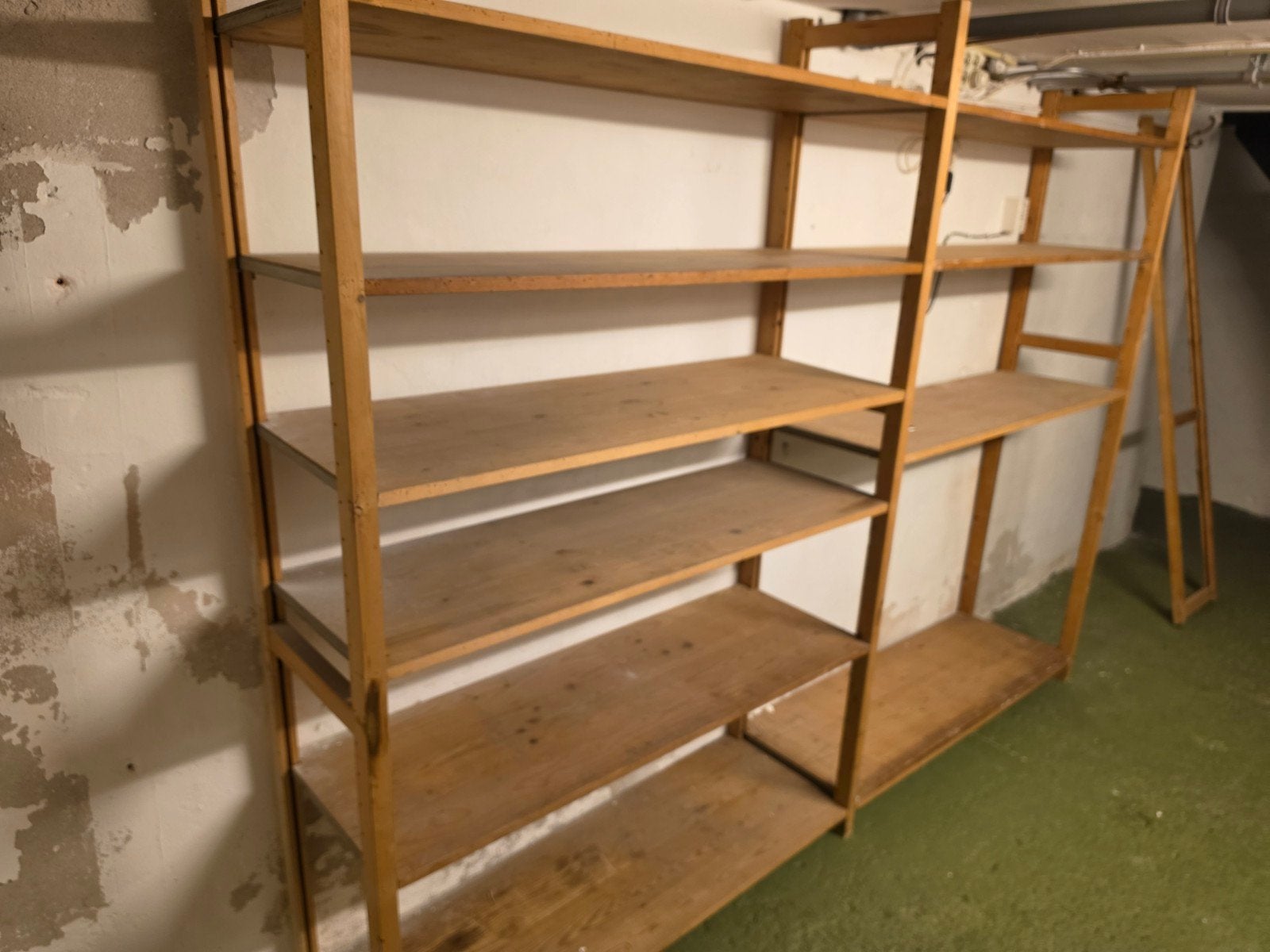 Houten stelling vintage lundia, Ophalen