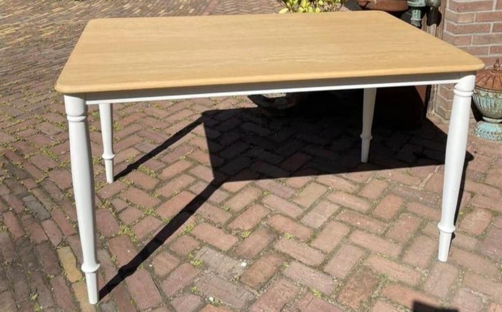 Eettafel, Huis en Inrichting, Tafels | Eettafels, Ophalen, Gebruikt, 100 tot 150 cm, 50 tot 100 cm