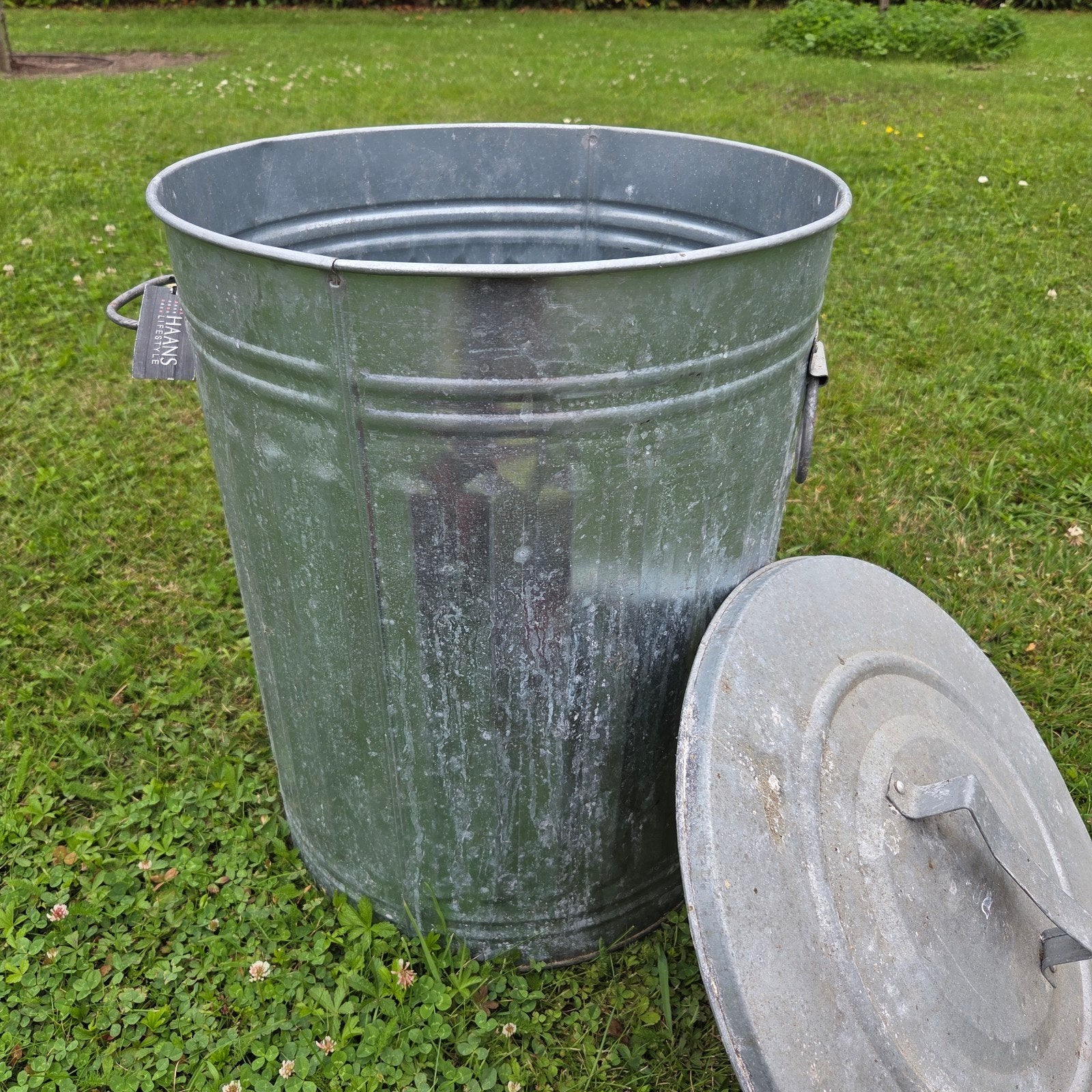 Afvalbak Amerikaanse vuilnisemmer prullenbak vuilnisbak, 40 liter of meer, Ophalen, Gebruikt, Metaal