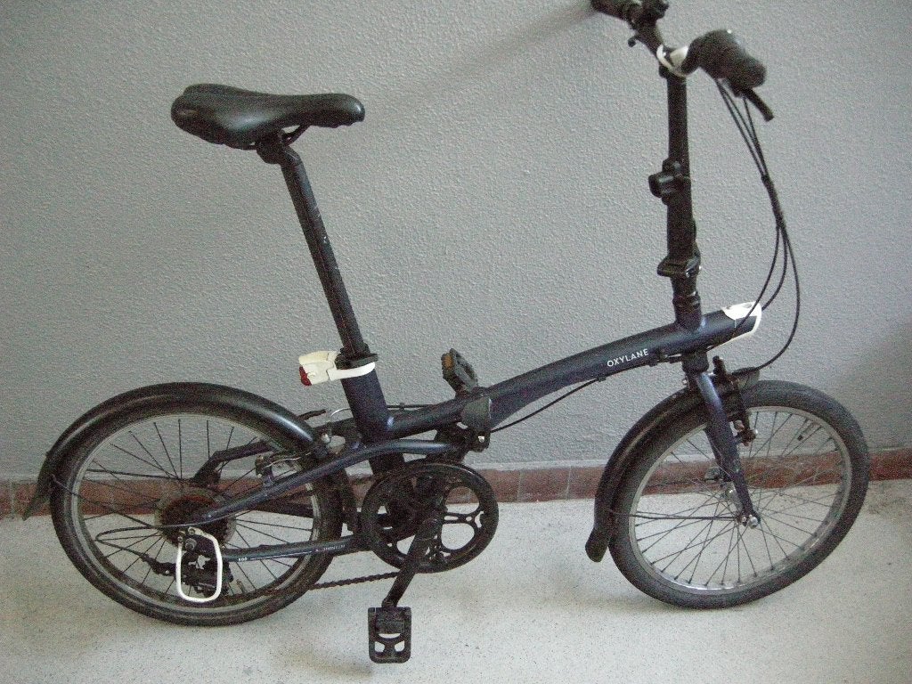 Oxylane 20'' alu. vouwfiets versnelling - zeer goede staat, Ophalen, Gebruikt