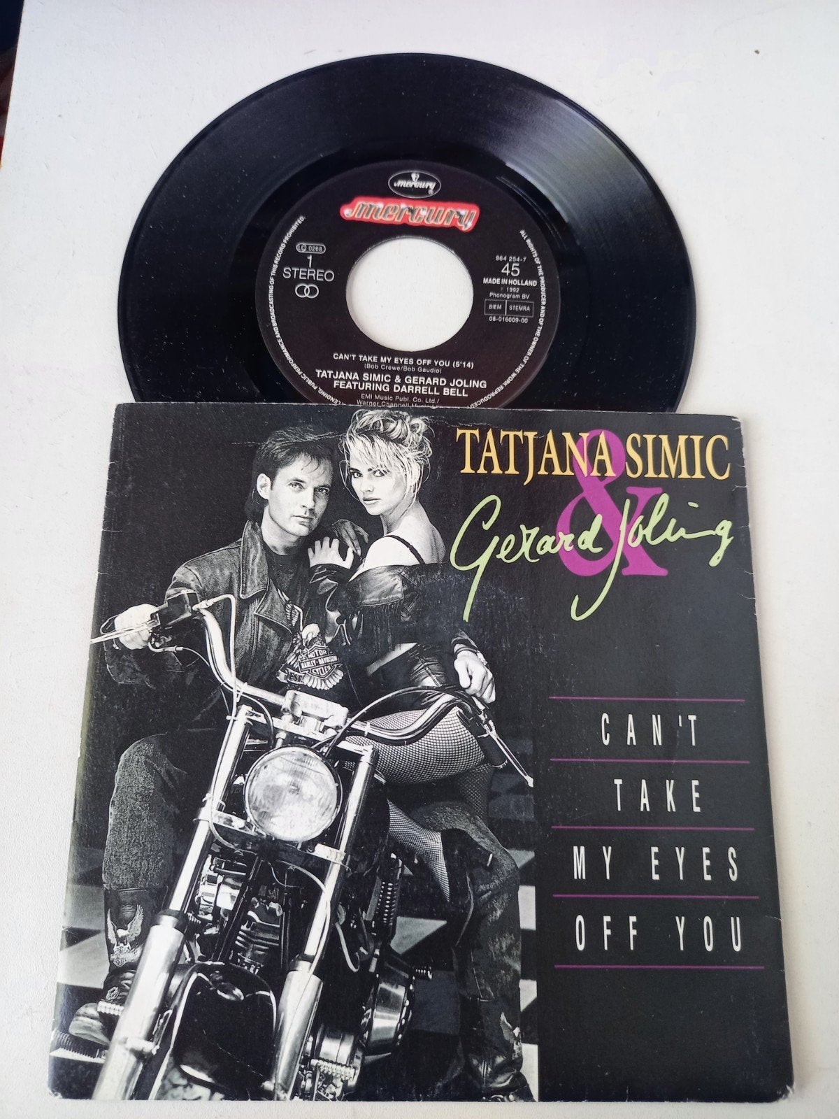 Tatjana Simic & Gerard Joling - Can't Take My Eyes Off You, Gebruikt, 7 inch, Ophalen of Verzenden, Pop