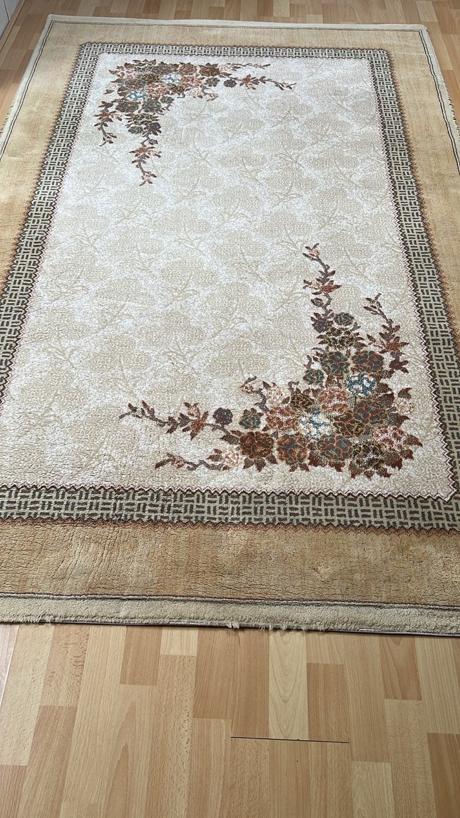Merinos Wollen Tapijt - 145 x 230 cm, Ophalen, Gebruikt, 100 tot 150 cm, Beige