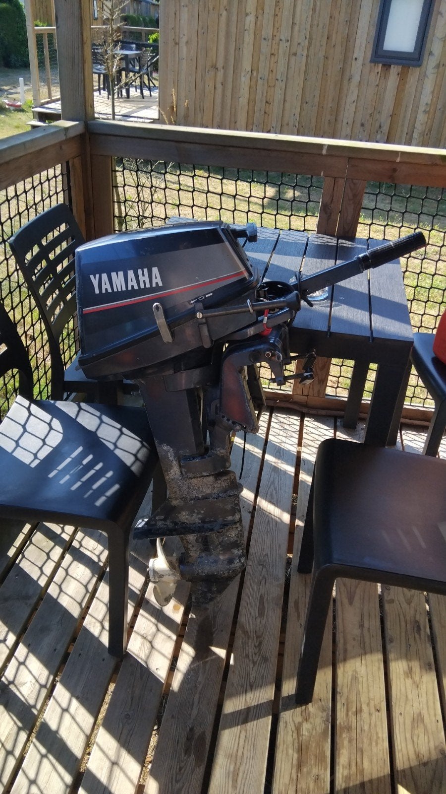 Foto 3 van nette yamaha 8pk 2takt kortstaart elektrische start