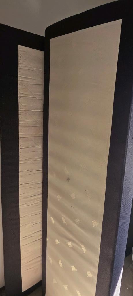 Boxspring 120 cm breed, Huis en Inrichting, Slaapkamer | Boxsprings, Gebruikt, 120 cm, 200 cm, Twijfelaar, Zwart, Ophalen of Verzenden