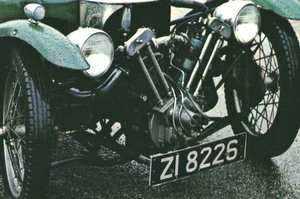 805589 Vintage auto oldtimer Morgan 1931 Onbeschreven, Ophalen of Verzenden, 1960 tot 1980, Ongelopen, Voertuig