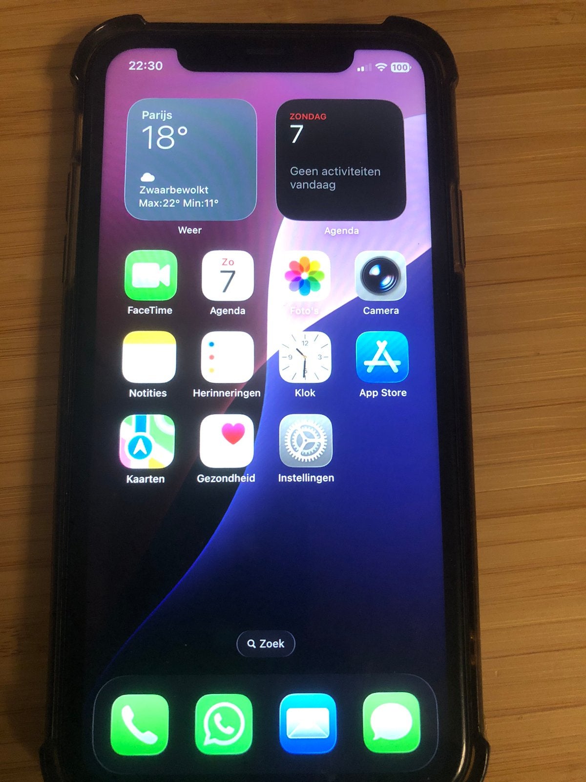 iPhone11 128gb batterij 85%, Telecommunicatie, Mobiele telefoons | Apple iPhone, Ophalen, Zwart, IPhone 11 Pro, Zonder simlock
