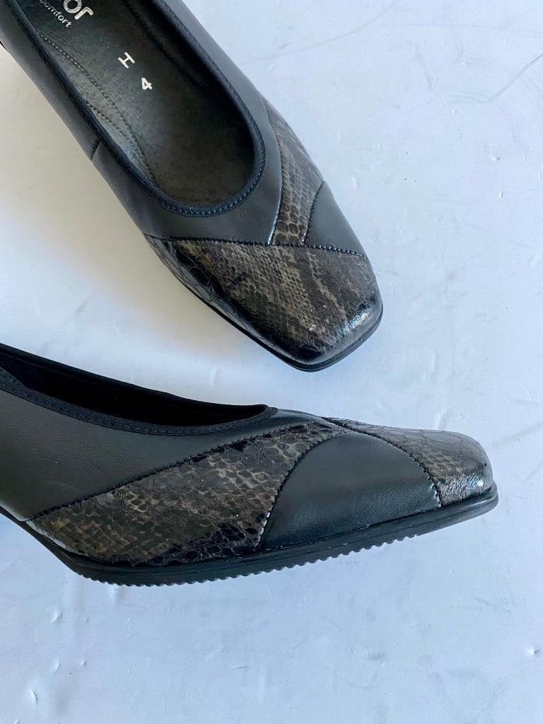 H88 Gabor Comfort maat 4=37 H pumps lage hak schoenen zwart, Kleding | Dames, Schoenen, Gabor, Ophalen of Verzenden, Zwart