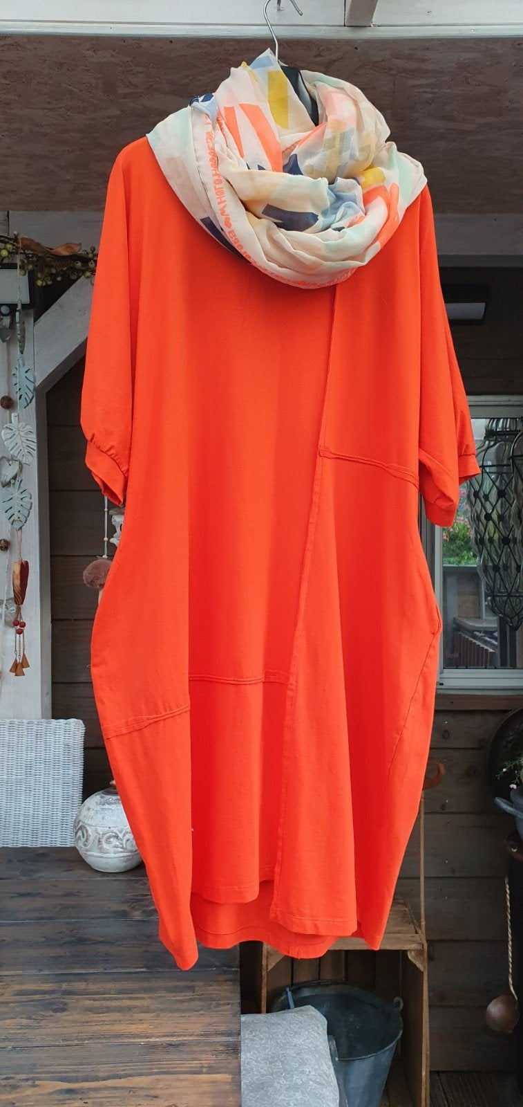 Elsewhere vermilioen kleurige jurk,/tuniekJurk ), Kleding | Dames, Overige kleuren, Maat 46/48 (XL) of groter, Ophalen of Verzenden