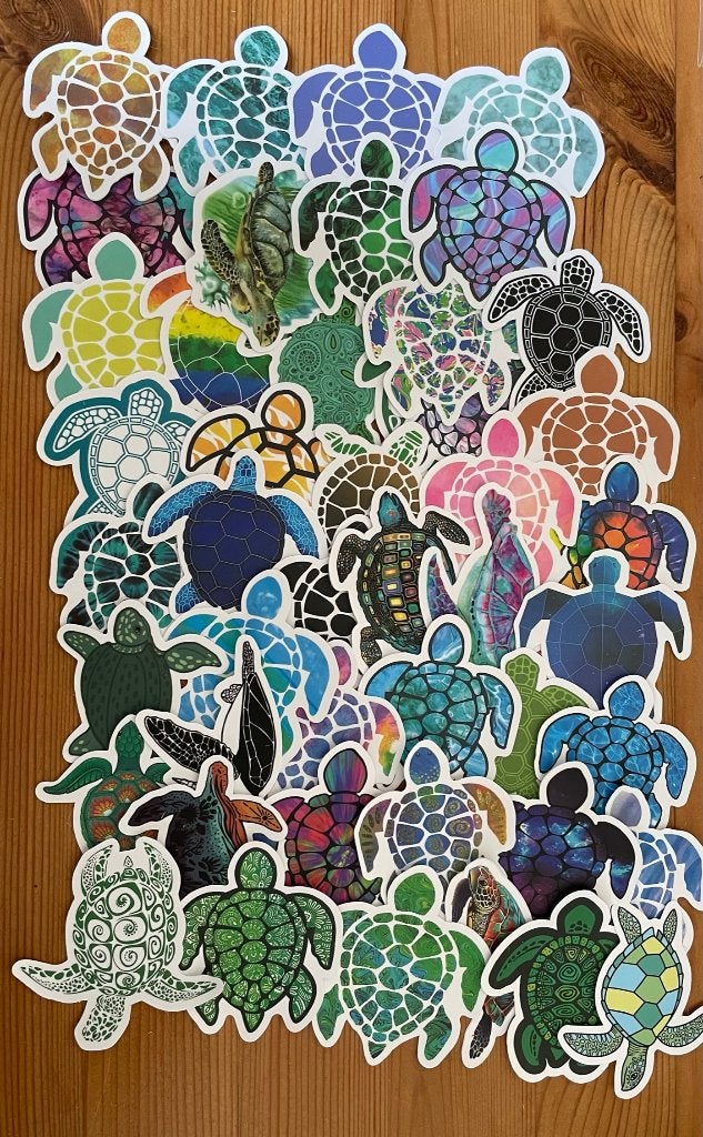 Schildpadden stickers, Verzenden, Nieuw, Meerdere stickers