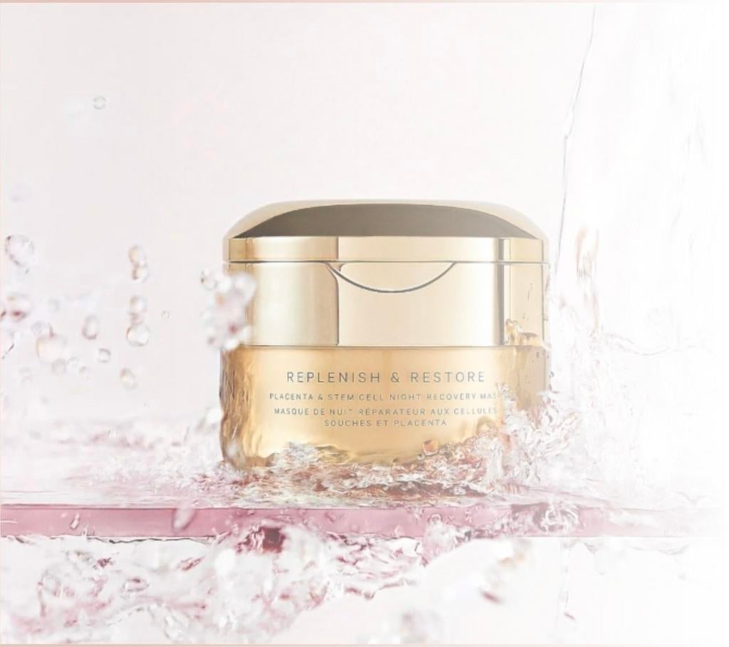 MZ SKIN Replenish&Restore Placenta/StemCell Night Mask 30ml, Ophalen of Verzenden, Nieuw, Gehele gezicht, Verzorging