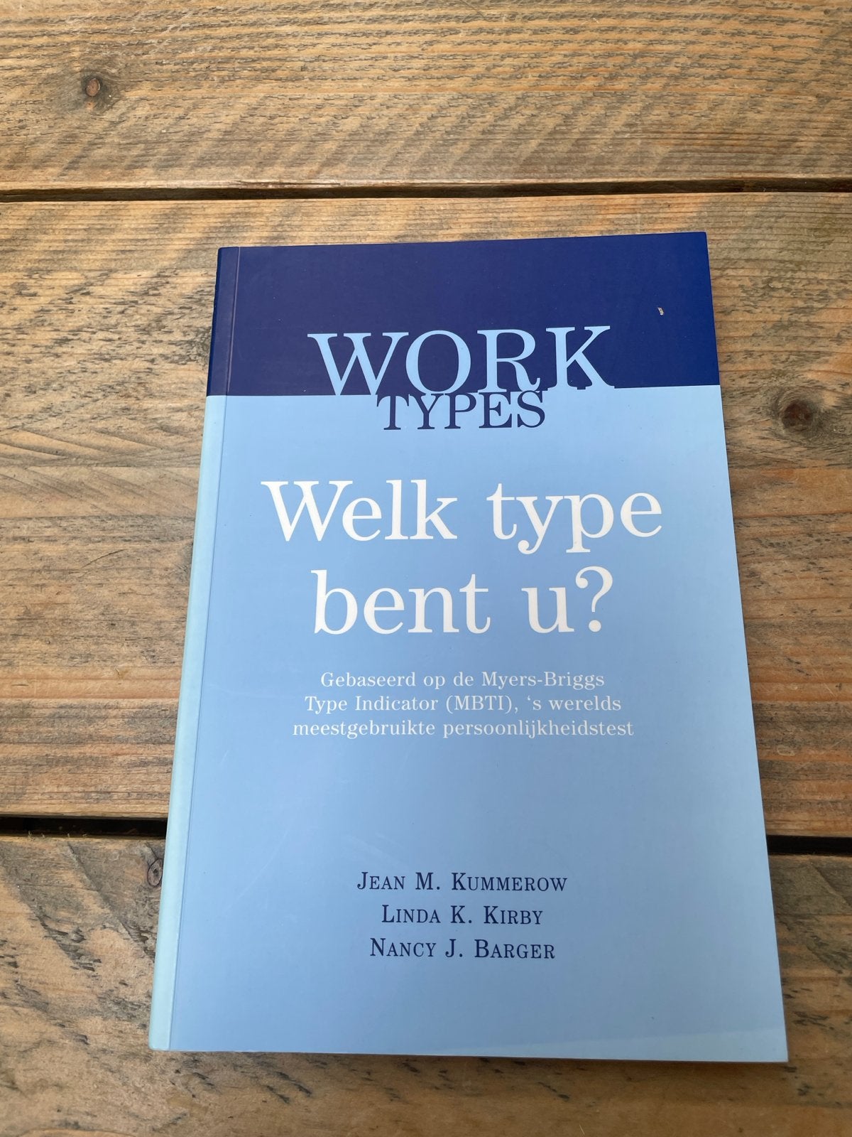 Work Types: Welk type bent u? (Myers-Briggs MBTI), Ophalen of Verzenden, Gelezen, Persoonlijkheidsleer