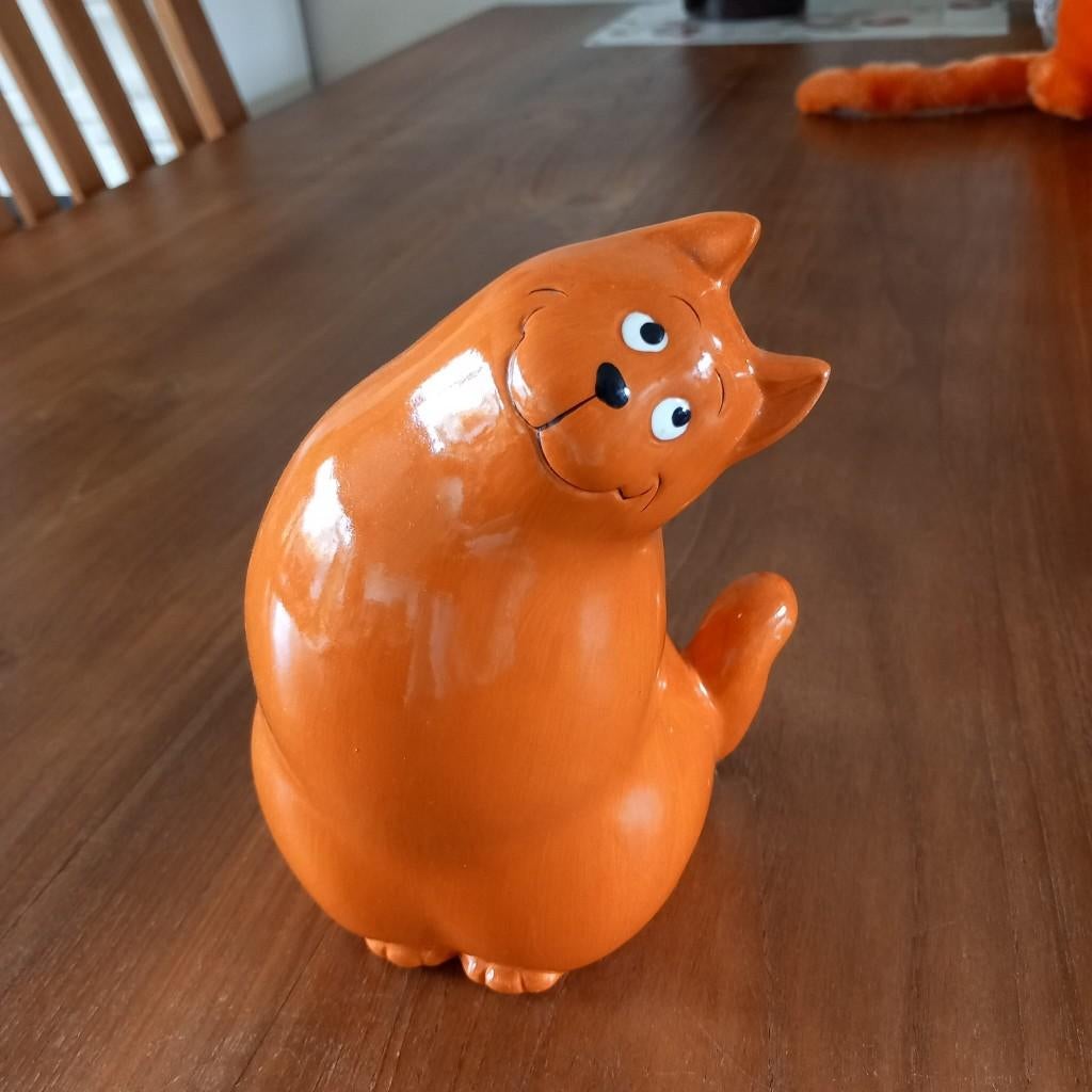 Rode kater Jan Jans en kinderen, Ophalen of Verzenden, Overige figuren, Zo goed als nieuw, Beeldje of Figuurtje