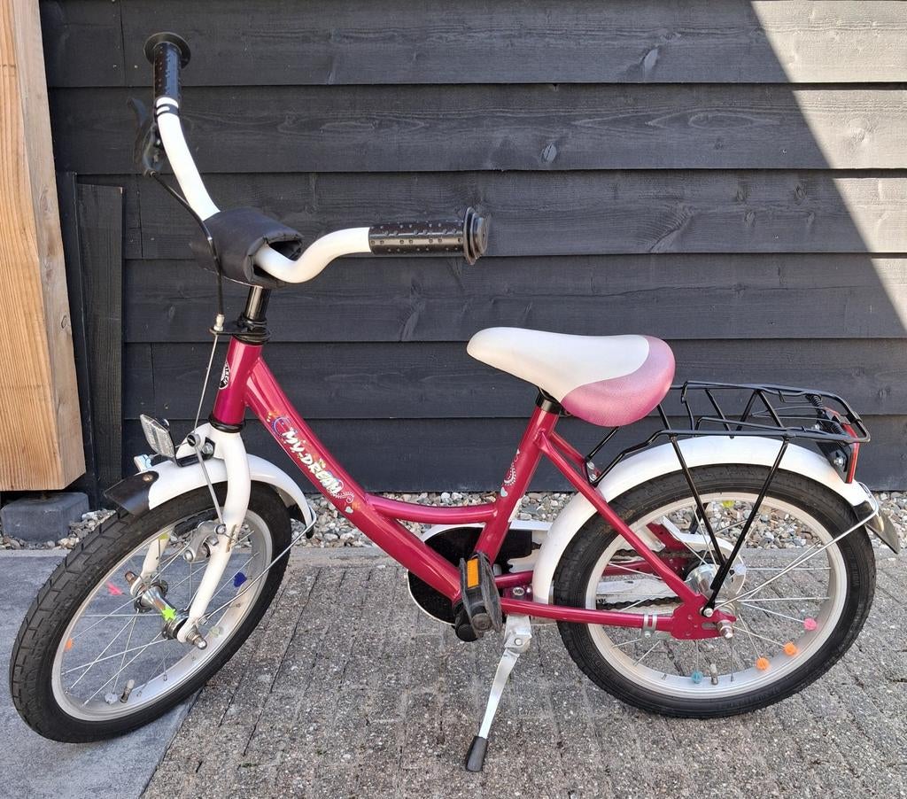 Kinderfiets meisjesfiets 16 inch, Fietsen en Brommers, Ophalen