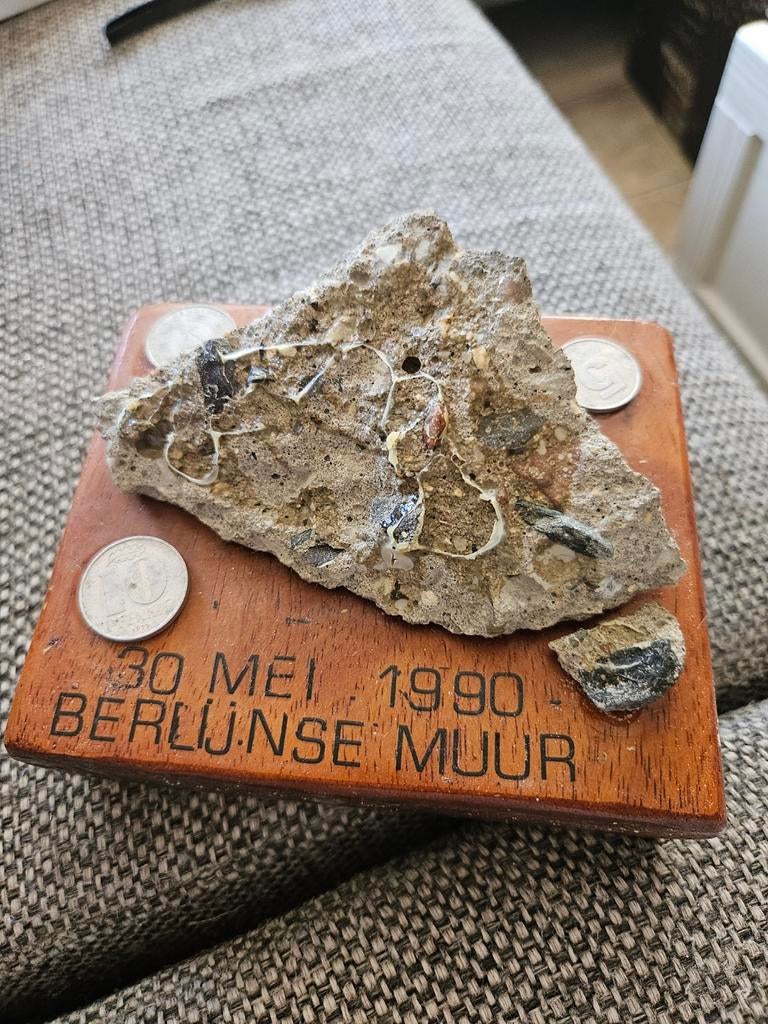Berlijnse Muur - 30 Mei 1990 - Historisch Relikwie, Ophalen of Verzenden, Gebruikt