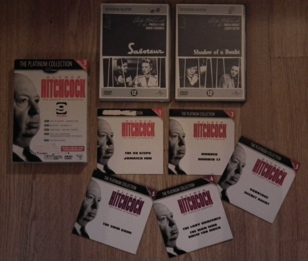 11x Hitchcock / Collectie, Vanaf 12 jaar, Ophalen of Verzenden, Gebruikt