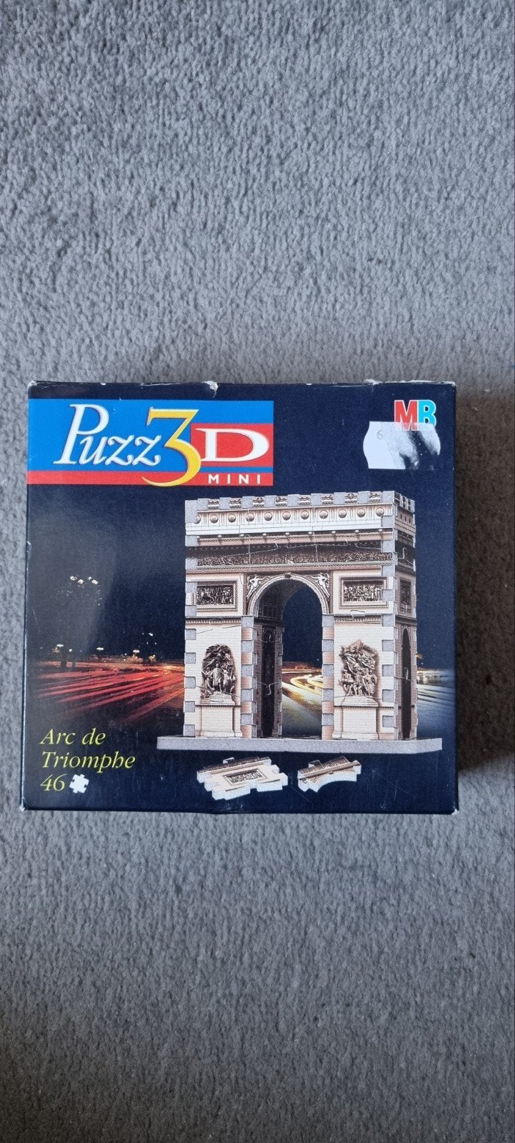 Mini 3D puzzel Arc de Triomphe, Ophalen of Verzenden, Minder dan 500 stukjes, Zo goed als nieuw, Rubik's of 3D-puzzel