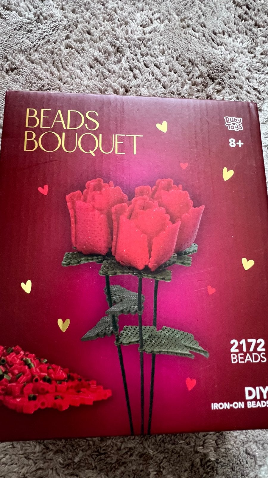 Beads Bouquet DIY Strijkparels Knutselset Rozen, Nieuw, Kunststof, Overige merken, Knutselset