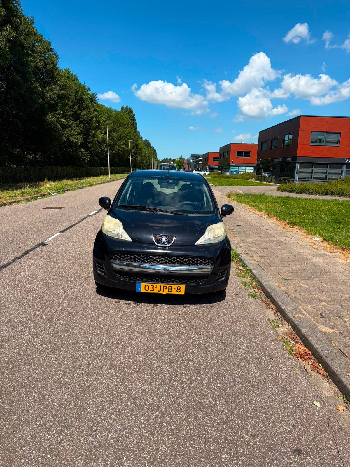 Peugeot 107 1.0 12V 5DR 2-TRONIC 2009 Zwart automaat, Auto's, Peugeot, Benzine, A, Hatchback, Automaat, Origineel Nederlands, Zwart