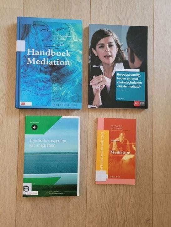 Boeken over mediation (4 stuks), Boeken, Ophalen of Verzenden, Alpha, Zo goed als nieuw, HBO