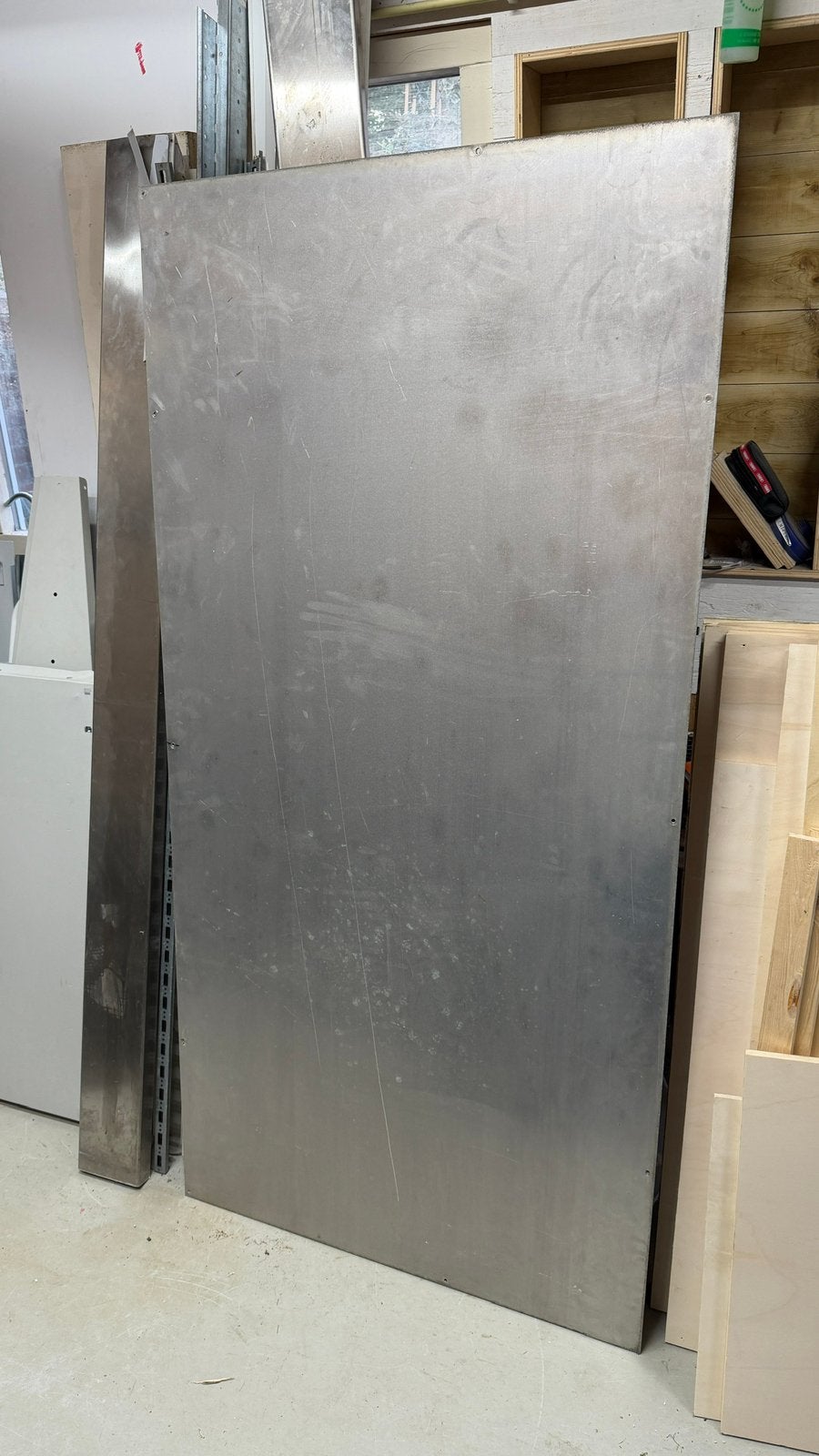 2 Aluminium platen 3 mm dik, Doe-het-zelf en Verbouw, Ophalen, Gebruikt, Aluminium