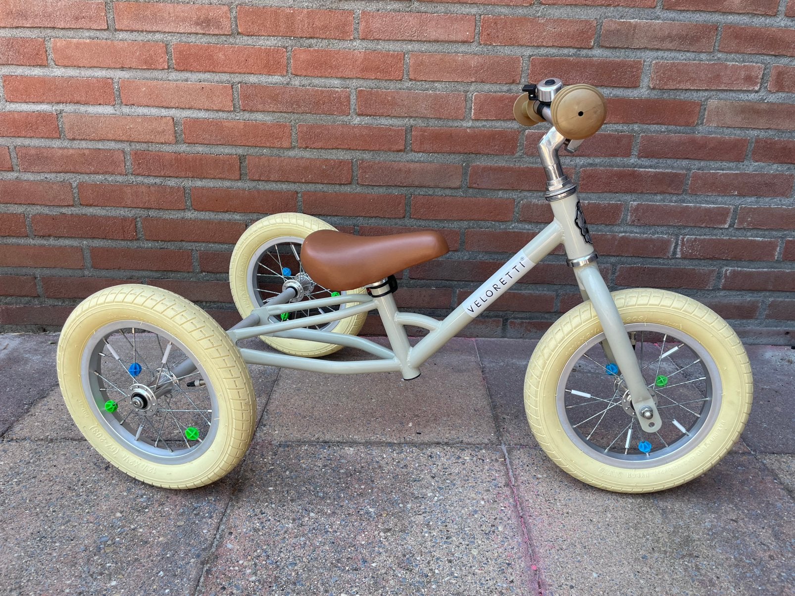 Veloretti driewieler loopfiets, Fietsen en Brommers, Fietsen | Kinderfietsjes, Ophalen, Zo goed als nieuw, Minder dan 16 inch