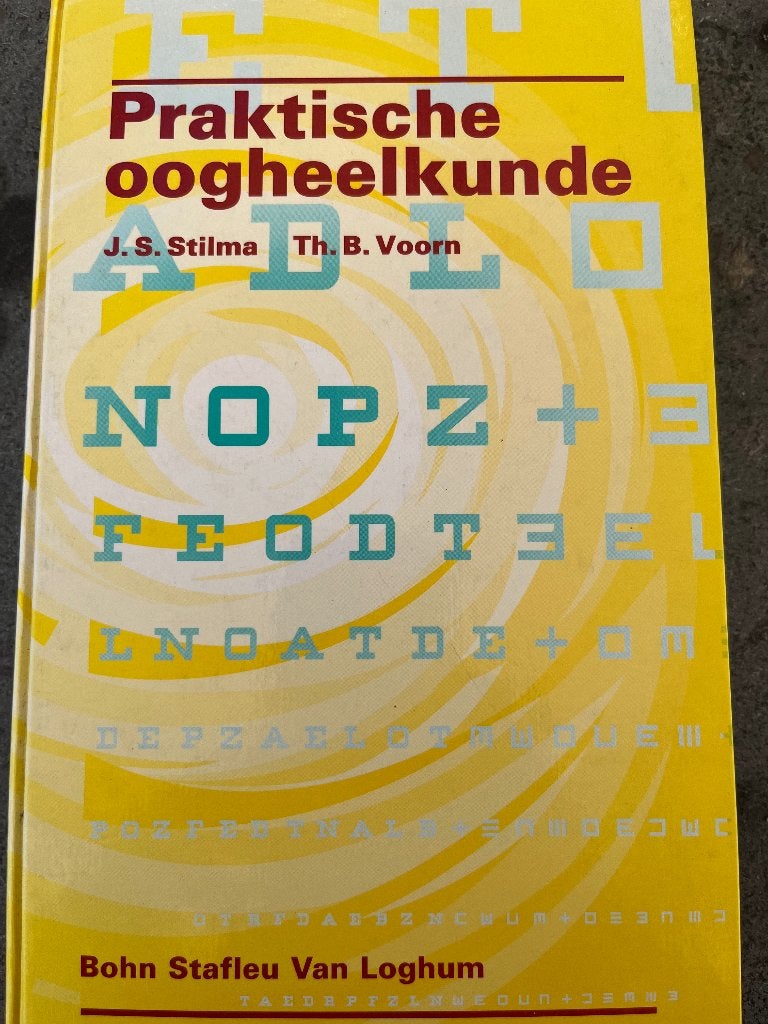 praktische oogheelkunde Stilma en Voorn 2de herziene druk, Beta, HBO, Ophalen of Verzenden, Stilma en Voorn