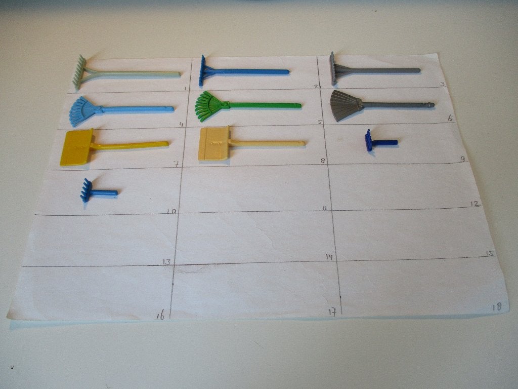 playmobil onderdelen hark/div, Losse onderdelen, Overige typen, Ophalen of Verzenden, Zo goed als nieuw
