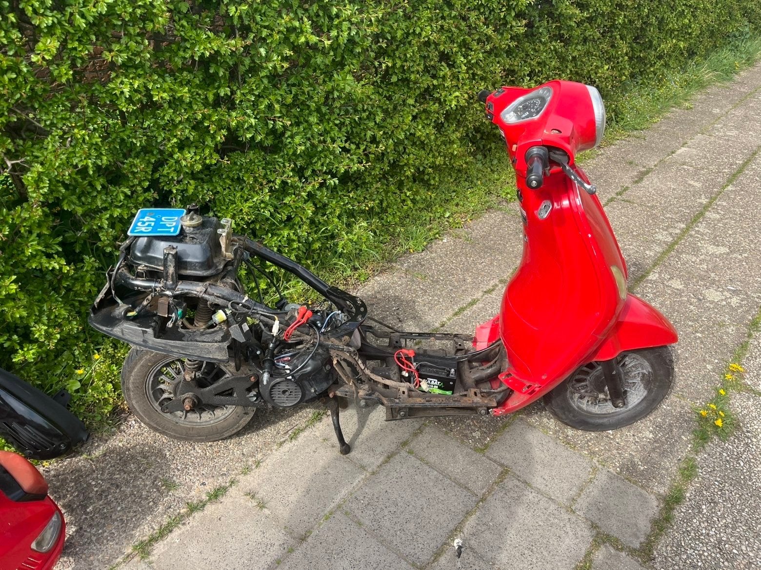 BTC Riva scooter - loopt niet, voor de handige Harry, Ophalen, Gebruikt