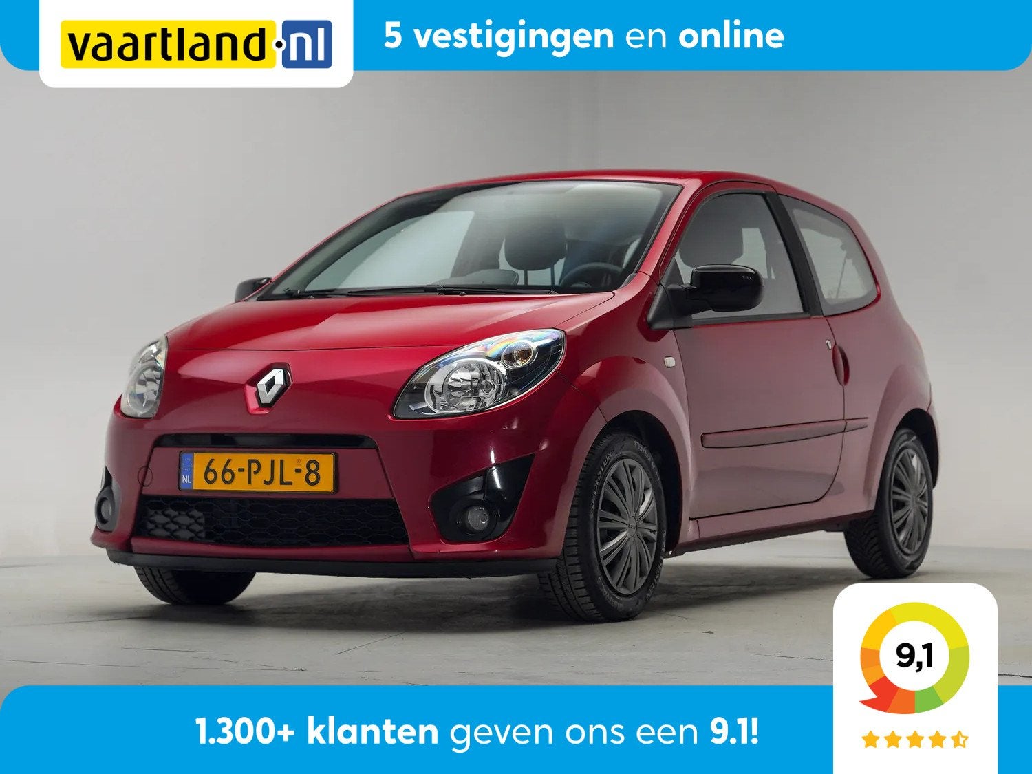 Renault Twingo 1.2-16V Dynamique Aut. [ Airco Cruise Audio ], Automaat, Twingo, Gebruikt, 31 €/maand