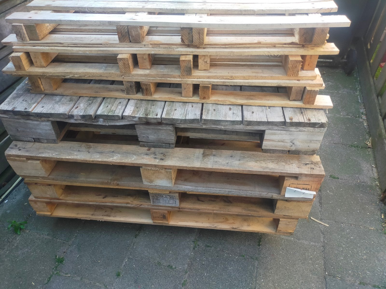 Gebruikte Pallets - Diverse Maten, Ophalen, Gebruikt, 50 mm of meer, Pallet