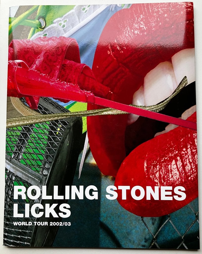 MP705C Rolling Stones officiële Licks world tour boek €30, Ophalen of Verzenden, Zo goed als nieuw, Boek, Tijdschrift of Artikel