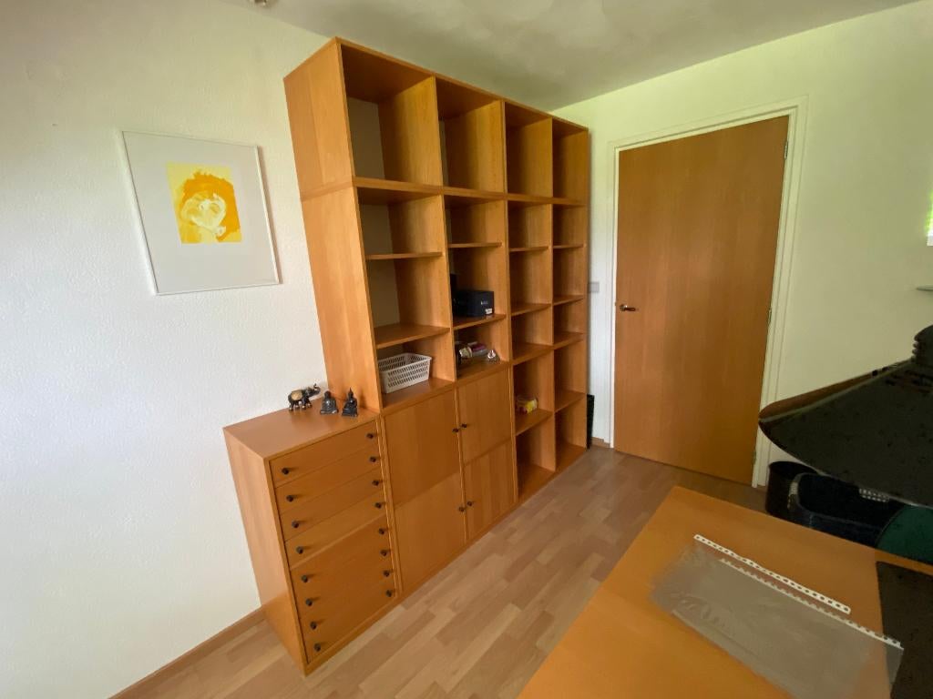 Boekenkast Ikea Billy, Ophalen, Met deur(en), 200 cm of meer, Zo goed als nieuw