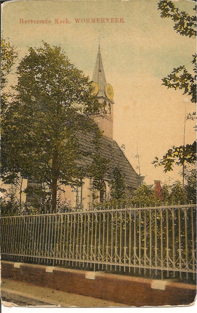 Hervormde Kerk Wormerveer., Ophalen of Verzenden, 1920 tot 1940, Ongelopen, Noord-Holland