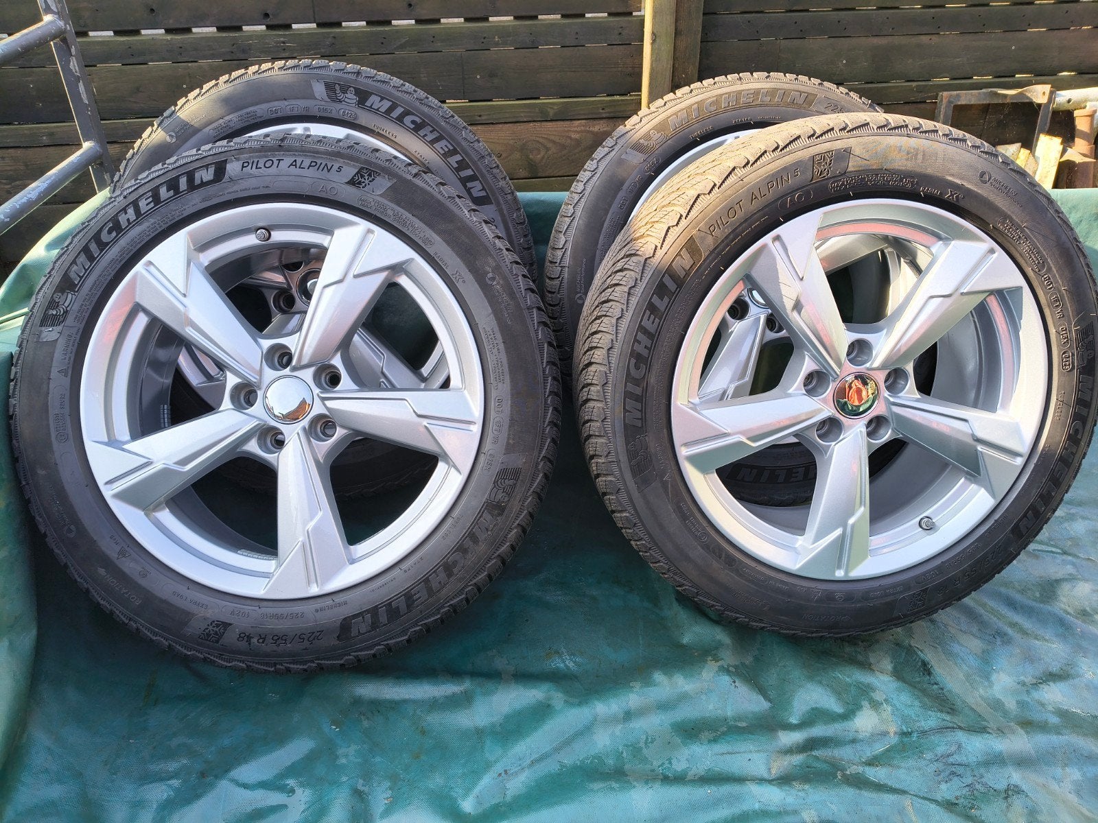 Winterbanden audi a6l, Auto-onderdelen, Banden en Velgen, Ophalen, 18 inch, Gebruikt, Banden en Velgen