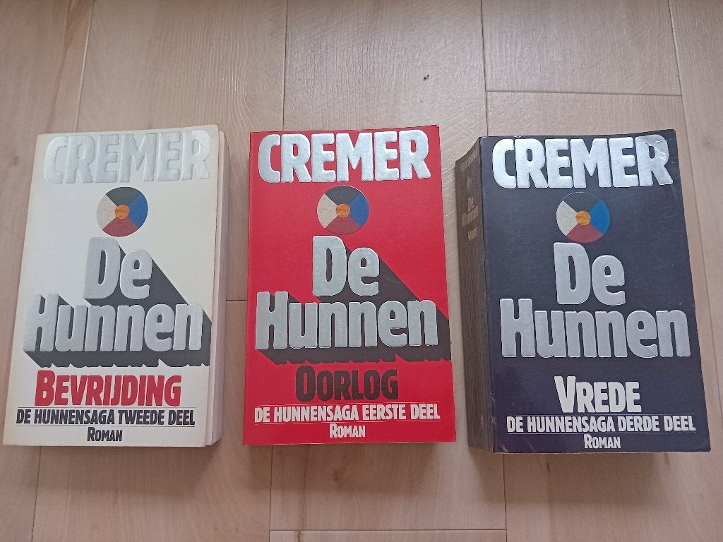 De Hunnensaga - Jan Cremer (3 delen), Gelezen, Jan Cremer, Ophalen of Verzenden, Nederland