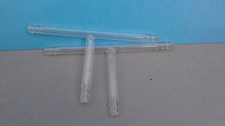 Laboratorium T-stuk van glas., Ophalen of Verzenden, Nieuw