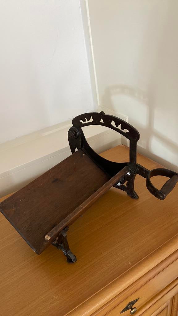 Antieke kaas / worst snijder, Antiek en Kunst, Ophalen