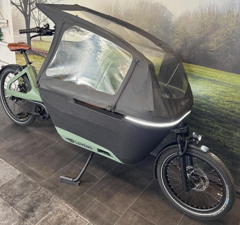 Lovens Explorer Elektrische Fiets | Bakfiets | Riem | 545Wh, Overige merken, Info@lovensbikes.com, Ophalen of Verzenden, Zo goed als nieuw